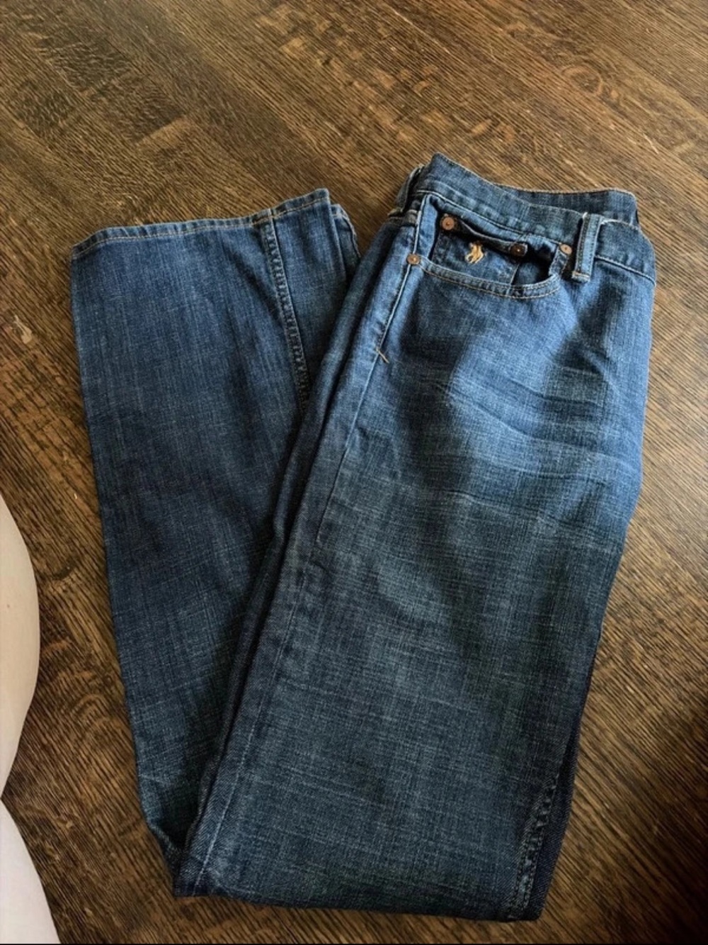 Ralph Lauren Women’s Straight Dark Blue Denim Jeans